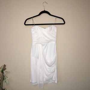 <<<price drop>>>Strapless White Dress
